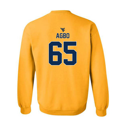 West Virginia - NCAA Football : Malik Agbo - Classic Shersey Crewneck Sweatshirt-1