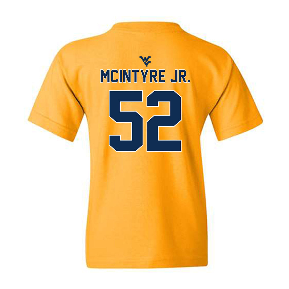 West Virginia - NCAA Football : Corey McIntyre Jr. - Classic Shersey Youth T-Shirt-1