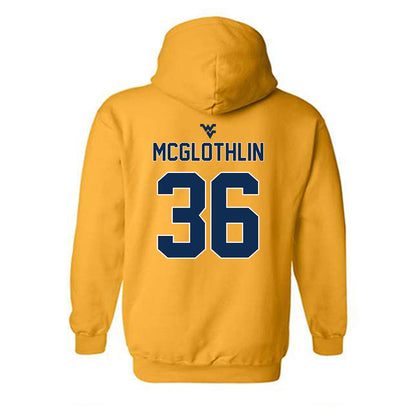 West Virginia - NCAA Football : Trey Mcglothlin - Classic Shersey Hooded Sweatshirt-1