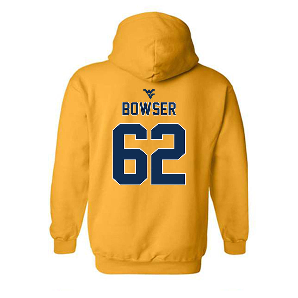 West Virginia - NCAA Football : Phillip Bowser - Classic Shersey Hooded Sweatshirt-1