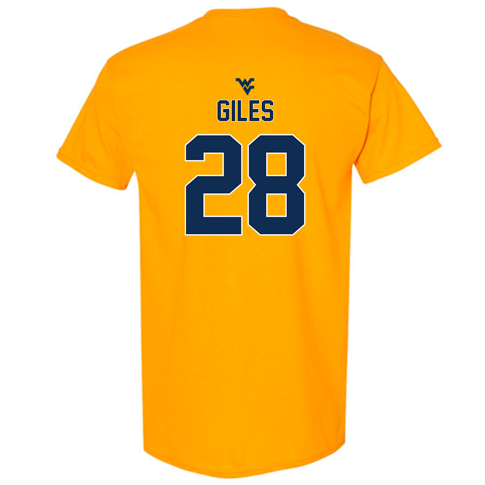 West Virginia - NCAA Football : Rickey Giles - Classic Shersey T-Shirt-1