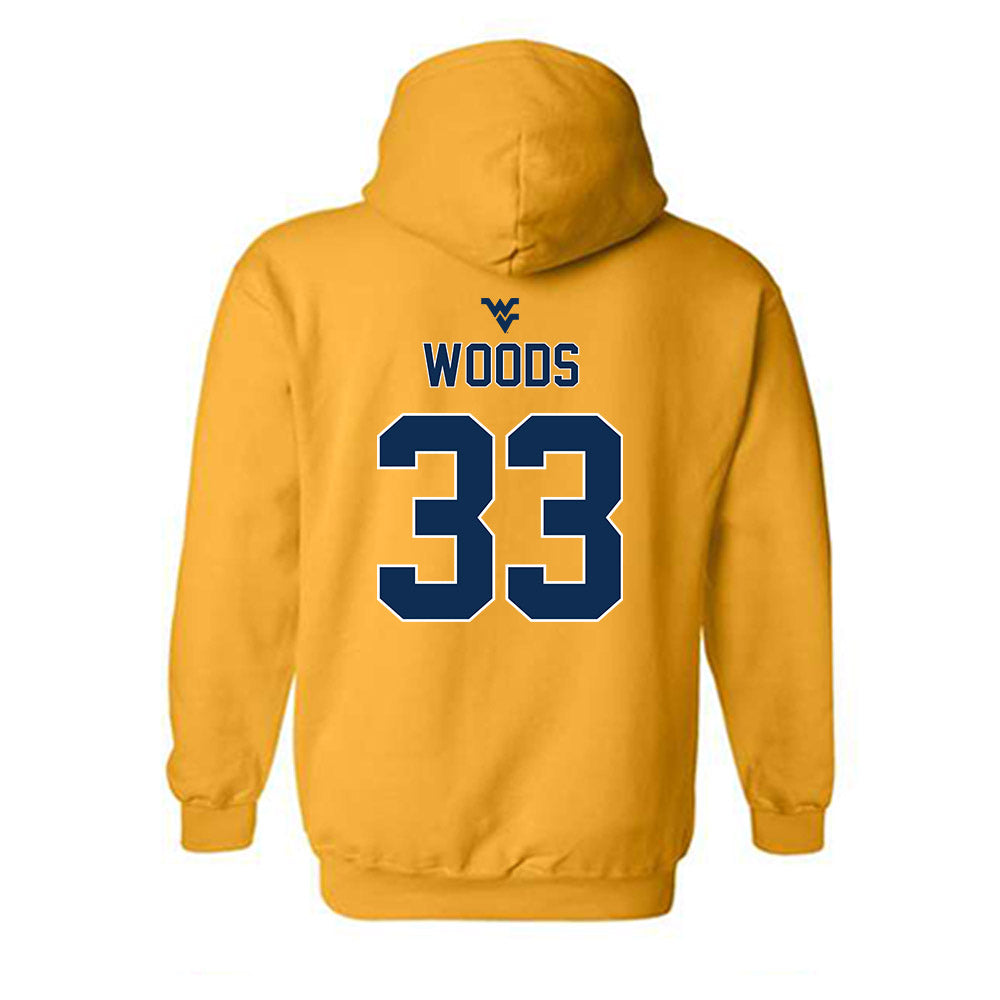 West Virginia - NCAA Football : Ashton Woods - Classic Shersey Hooded Sweatshirt-1