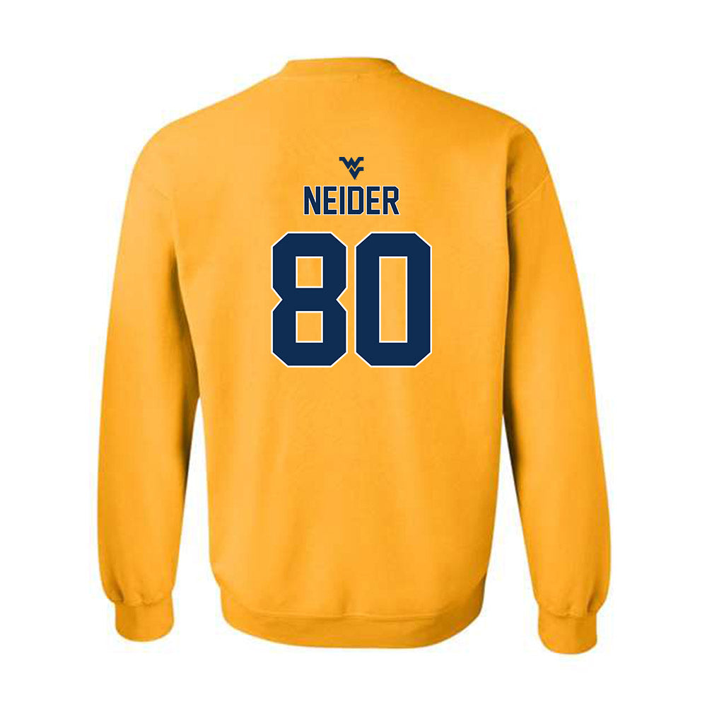 West Virginia - NCAA Football : John Neider - Classic Shersey Crewneck Sweatshirt-1