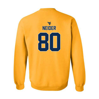 West Virginia - NCAA Football : John Neider - Classic Shersey Crewneck Sweatshirt-1