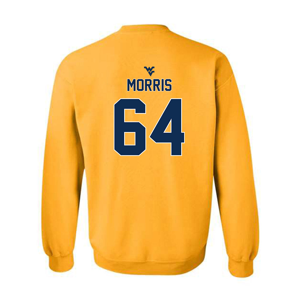 West Virginia - NCAA Football : Rhett Morris - Classic Shersey Crewneck Sweatshirt-1
