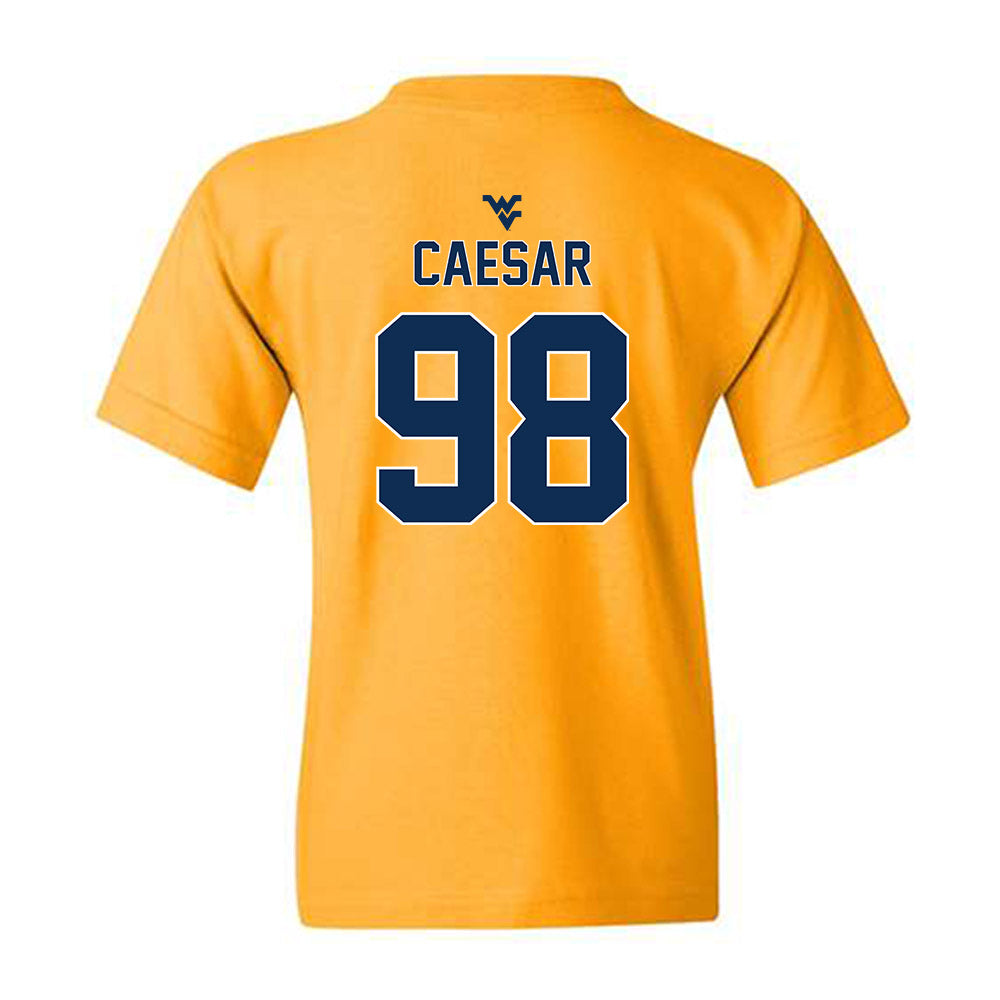 West Virginia - NCAA Football : Brandon Caesar - Classic Shersey Youth T-Shirt-1