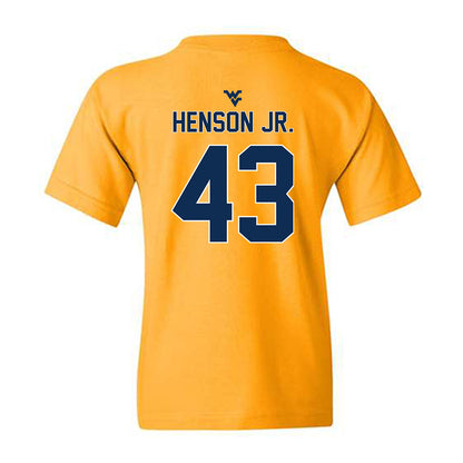 West Virginia - NCAA Football : Kj Henson Jr. - Classic Shersey Youth T-Shirt-1
