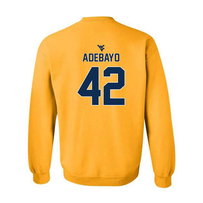 West Virginia - NCAA Football : Alex Adebayo - Classic Shersey Crewneck Sweatshirt-1
