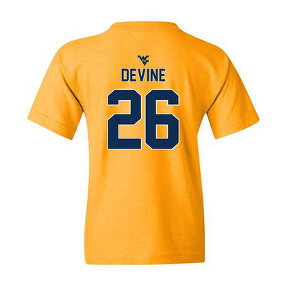 West Virginia - NCAA Football : Andre Devine - Classic Shersey Youth T-Shirt-1