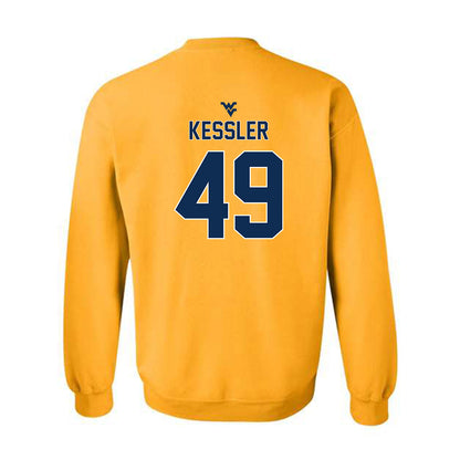 West Virginia - NCAA Football : Carter Kessler - Classic Shersey Crewneck Sweatshirt-1