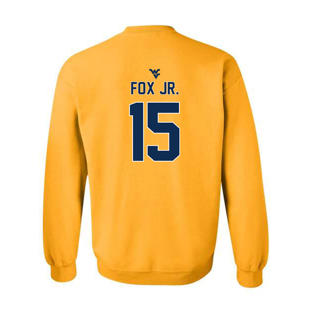 West Virginia - NCAA Football : Scotty Fox Jr. - Classic Shersey Crewneck Sweatshirt-1
