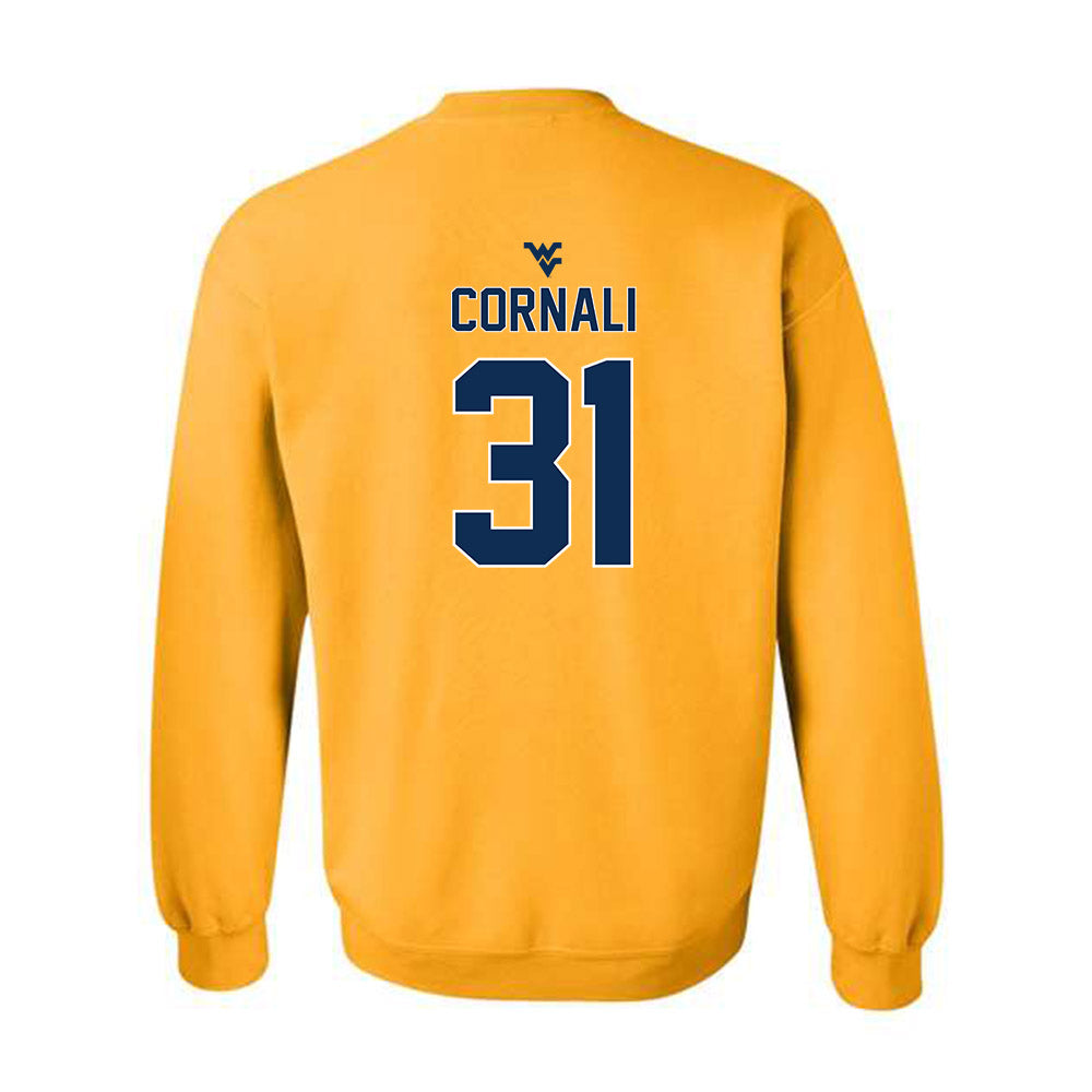 West Virginia - NCAA Football : Shane Cornali - Classic Shersey Crewneck Sweatshirt-1