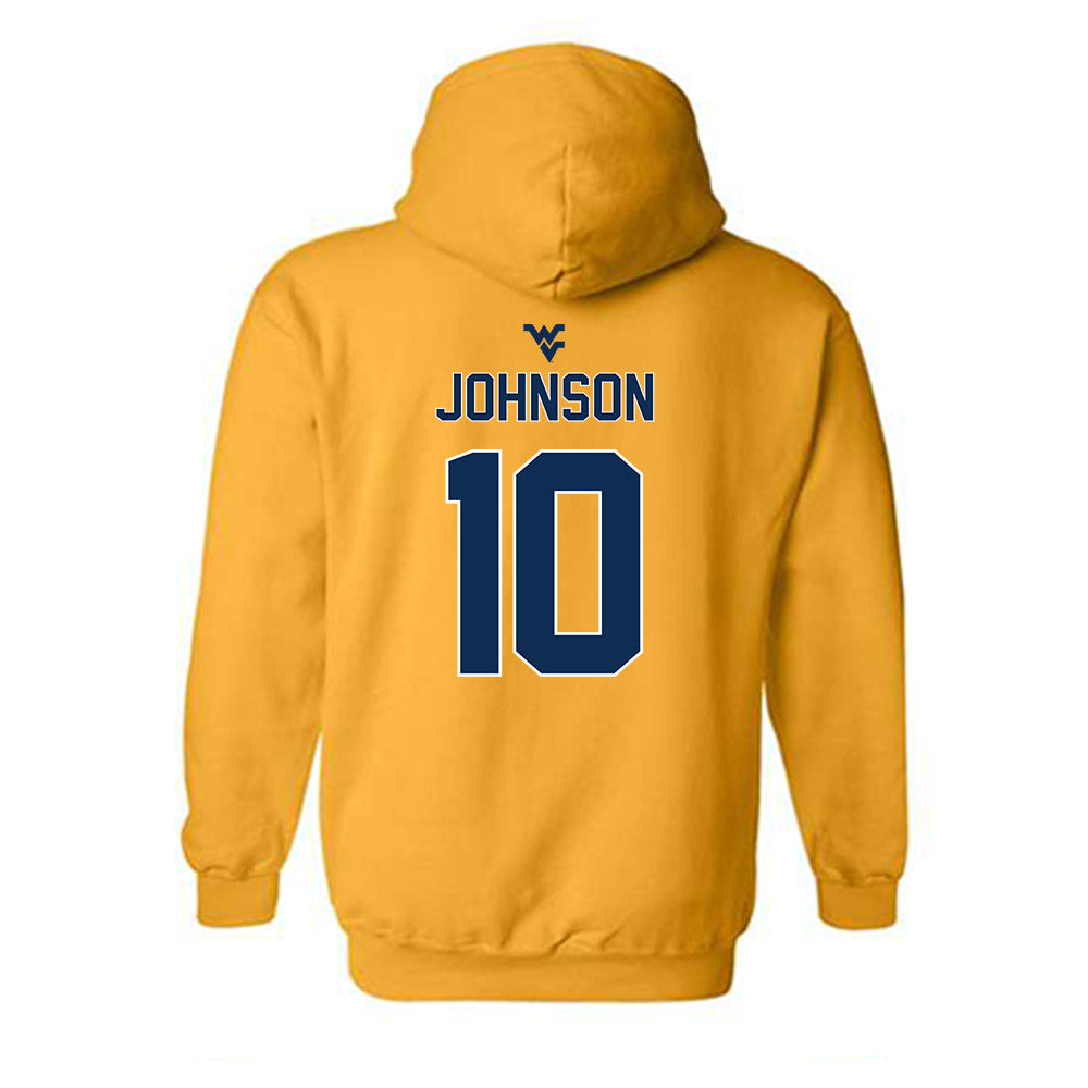 West Virginia - NCAA Football : Jeremiah Johnson - Classic Shersey Hooded Sweatshirt-1