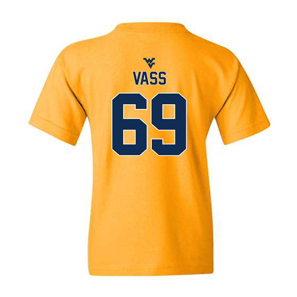 West Virginia - NCAA Football : Devin Vass - Classic Shersey Youth T-Shirt-1