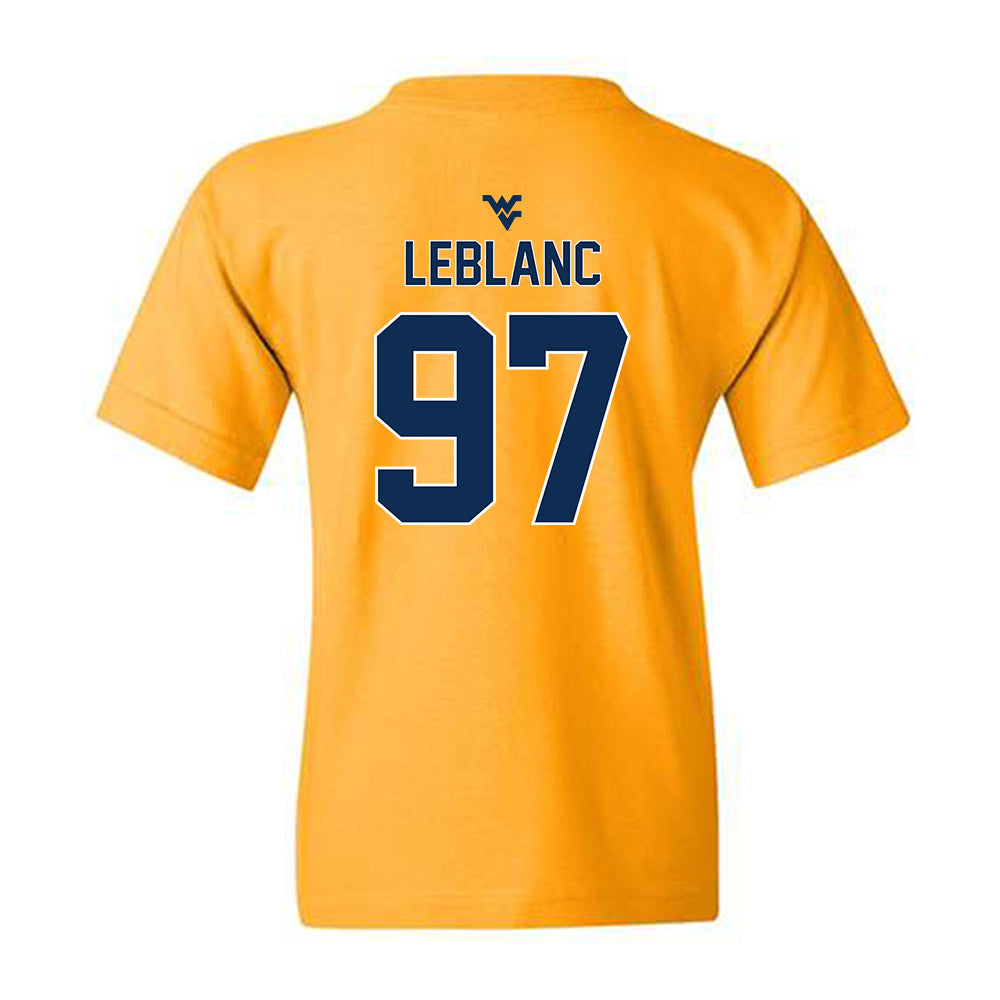 West Virginia - NCAA Football : Will LeBlanc - Classic Shersey Youth T-Shirt-1