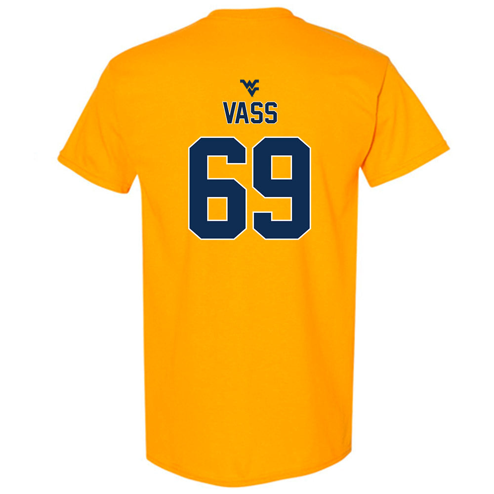West Virginia - NCAA Football : Devin Vass - Classic Shersey T-Shirt-1