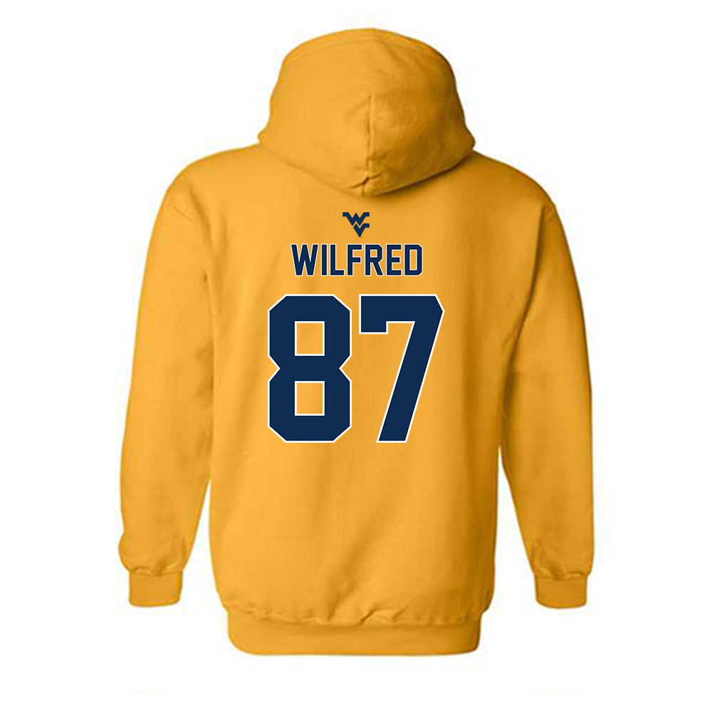 West Virginia - NCAA Football : Greg Wilfred - Classic Shersey Hooded Sweatshirt-1