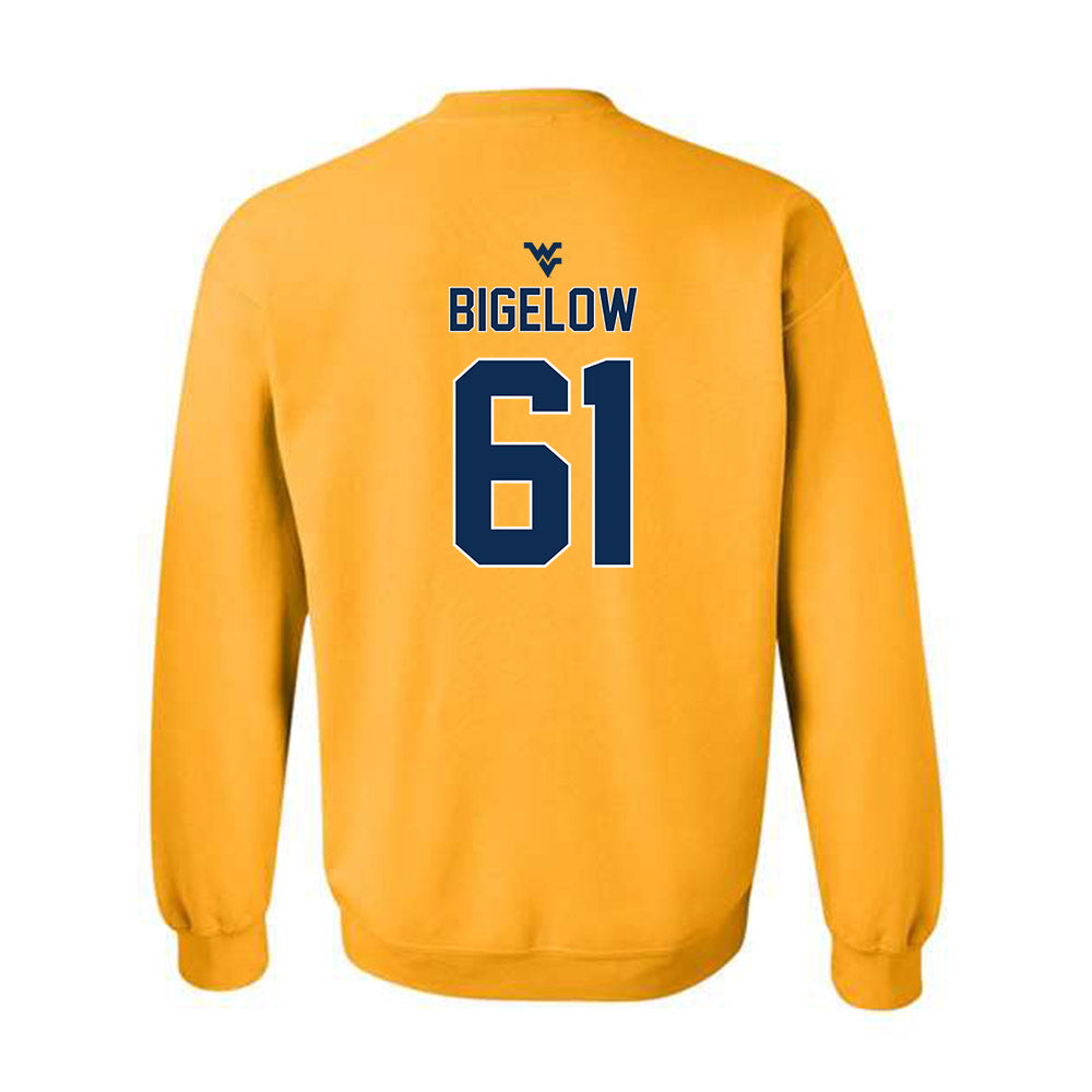 West Virginia - NCAA Football : Trevor Bigelow - Classic Shersey Crewneck Sweatshirt-1