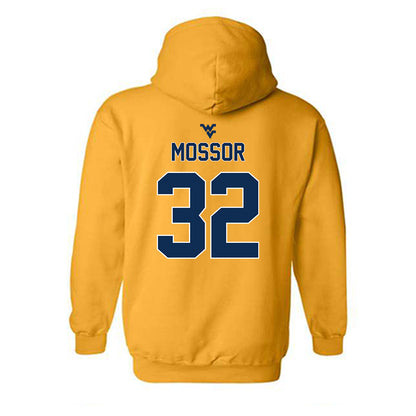West Virginia - NCAA Football : Brad Mossor - Classic Shersey Hooded Sweatshirt-1