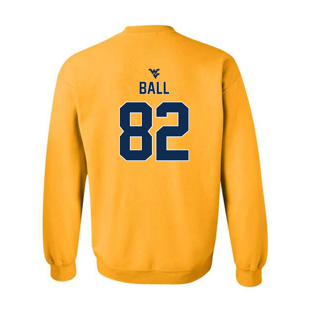 West Virginia - NCAA Football : Cam Ball - Classic Shersey Crewneck Sweatshirt-1