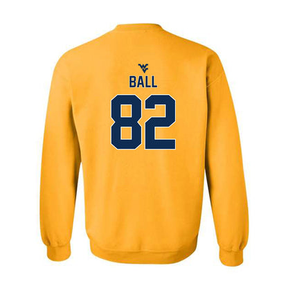 West Virginia - NCAA Football : Cam Ball - Classic Shersey Crewneck Sweatshirt-1