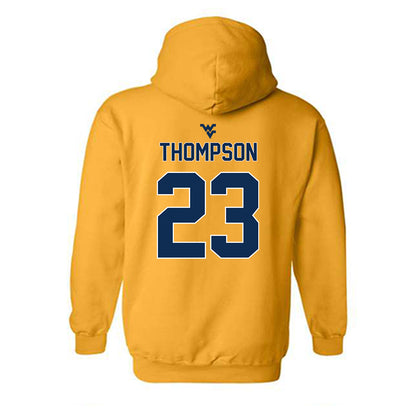 West Virginia - NCAA Football : Malachi Thompson - Classic Shersey Hooded Sweatshirt-1
