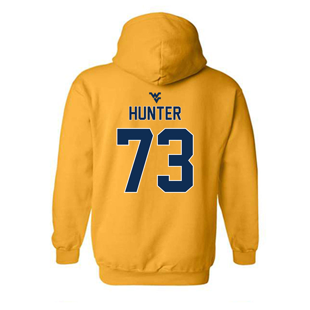 West Virginia - NCAA Football : Andreas hunter - Classic Shersey Hooded Sweatshirt-1