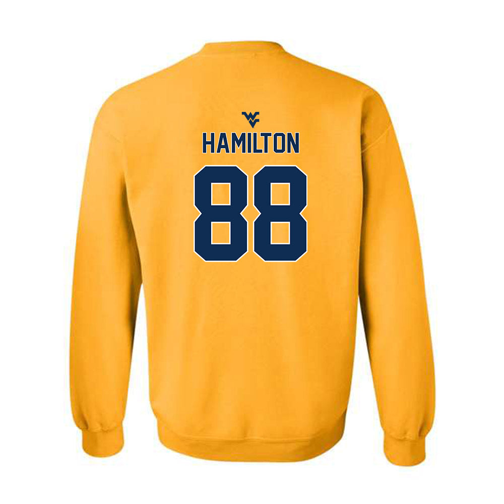 West Virginia - NCAA Football : Sam Hamilton - Classic Shersey Crewneck Sweatshirt-1