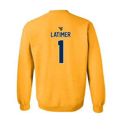 West Virginia - NCAA Football : Amari Latimer - Classic Shersey Crewneck Sweatshirt-1