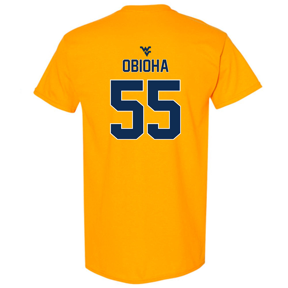 West Virginia - NCAA Men's Basketball : Harlan obioha - Classic Shersey T-Shirt-1