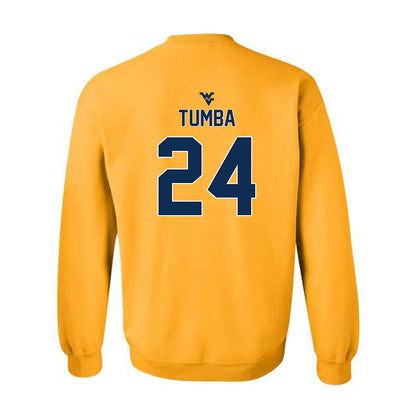 West Virginia - NCAA Women's Basketball : Divine Tumba - Classic Shersey Crewneck Sweatshirt-1
