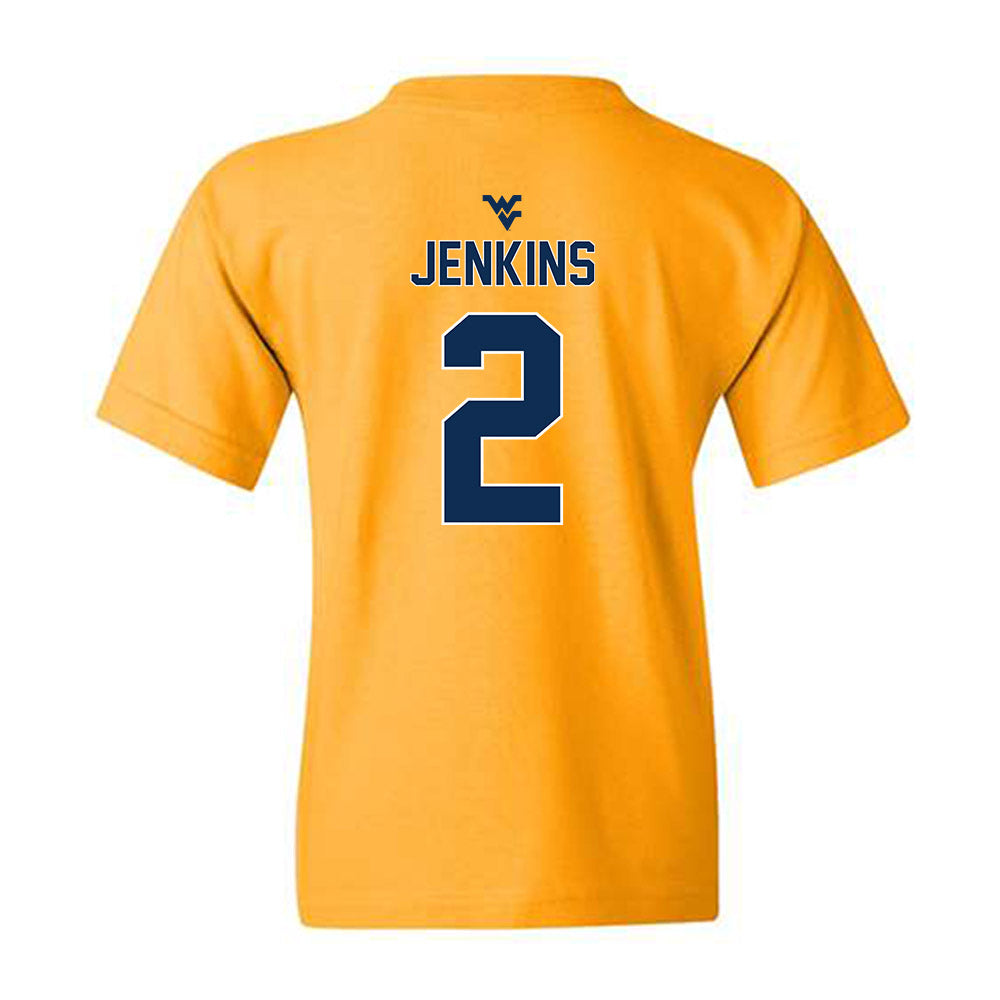 West Virginia - NCAA Men's Basketball : Amir Jenkins - Classic Shersey Youth T-Shirt-1