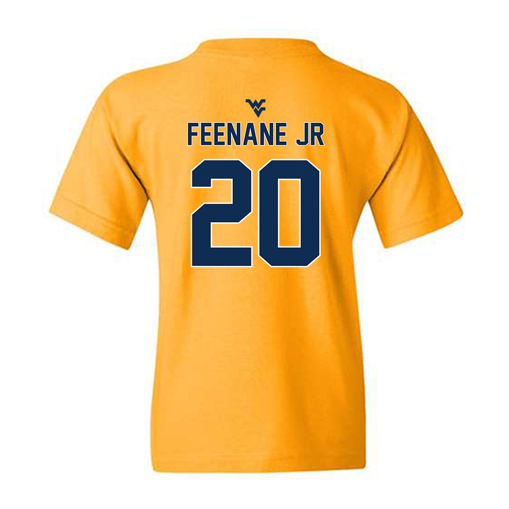 West Virginia - NCAA Men's Basketball : Michael Feenane Jr - Classic Shersey Youth T-Shirt-1