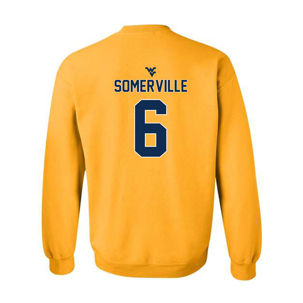 West Virginia - NCAA Men's Basketball : Martin Somerville - Classic Shersey Crewneck Sweatshirt-1