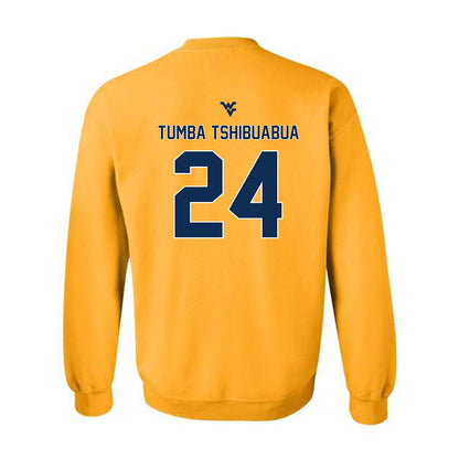 West Virginia - NCAA Women's Basketball : Divine Tumba Tshibuabua - Classic Shersey Crewneck Sweatshirt-1