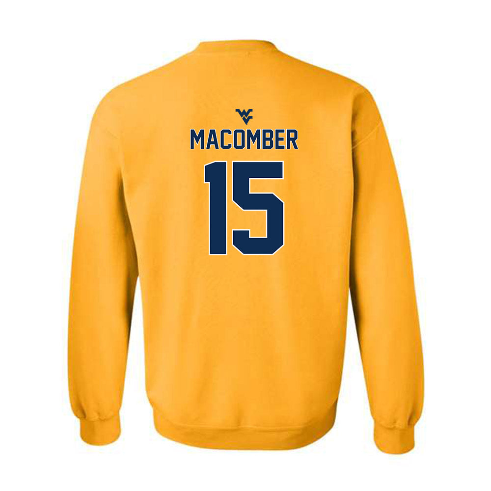 West Virginia - NCAA Men's Soccer : Brayden Macomber - Classic Shersey Crewneck Sweatshirt-1
