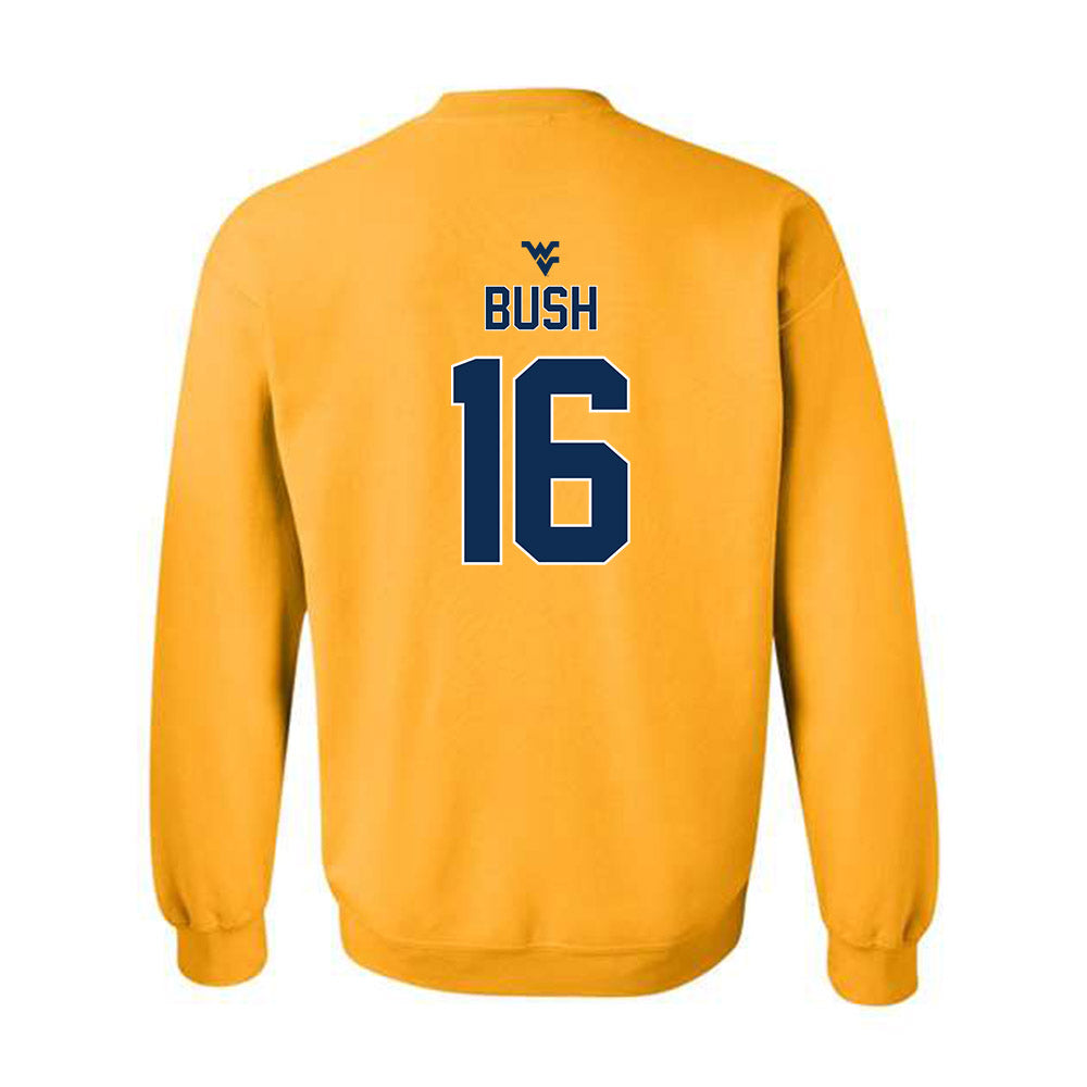 West Virginia - NCAA Men's Soccer : Tyler Bush - Classic Shersey Crewneck Sweatshirt-1