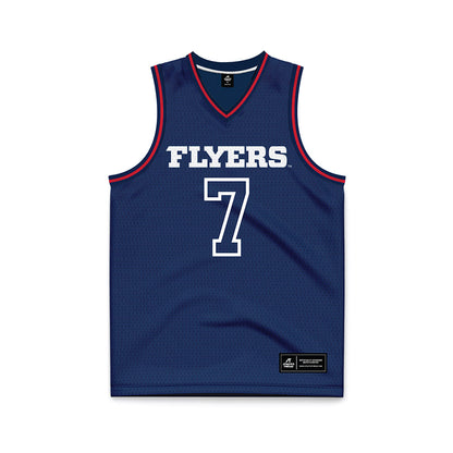 Dayton - NCAA Men's Basketball : Keonte Jones - Navy Basketball Jersey-0