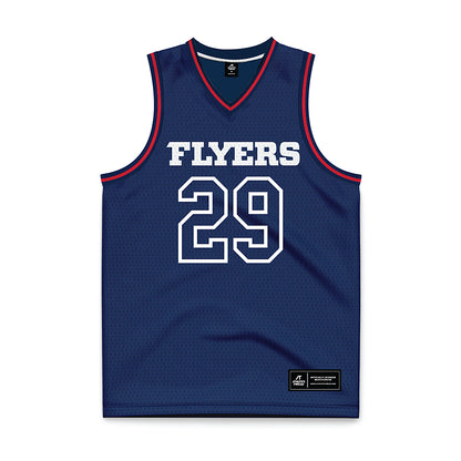 Dayton - NCAA Men's Basketball : Amael L'Etang - Navy Basketball Jersey-0