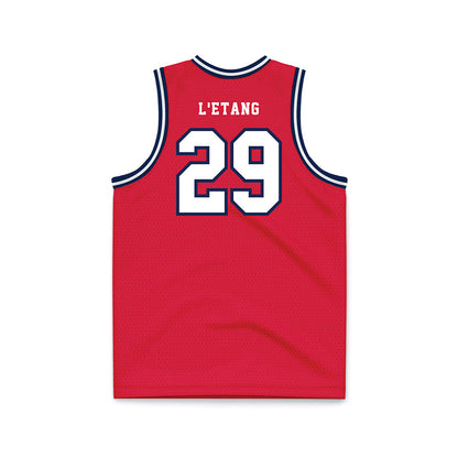 Dayton - NCAA Men's Basketball : Amael L'Etang - Red Basketball Jersey-1