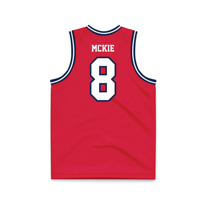 Dayton - NCAA Men's Basketball : Jaron McKie - Red Basketball Jersey-1