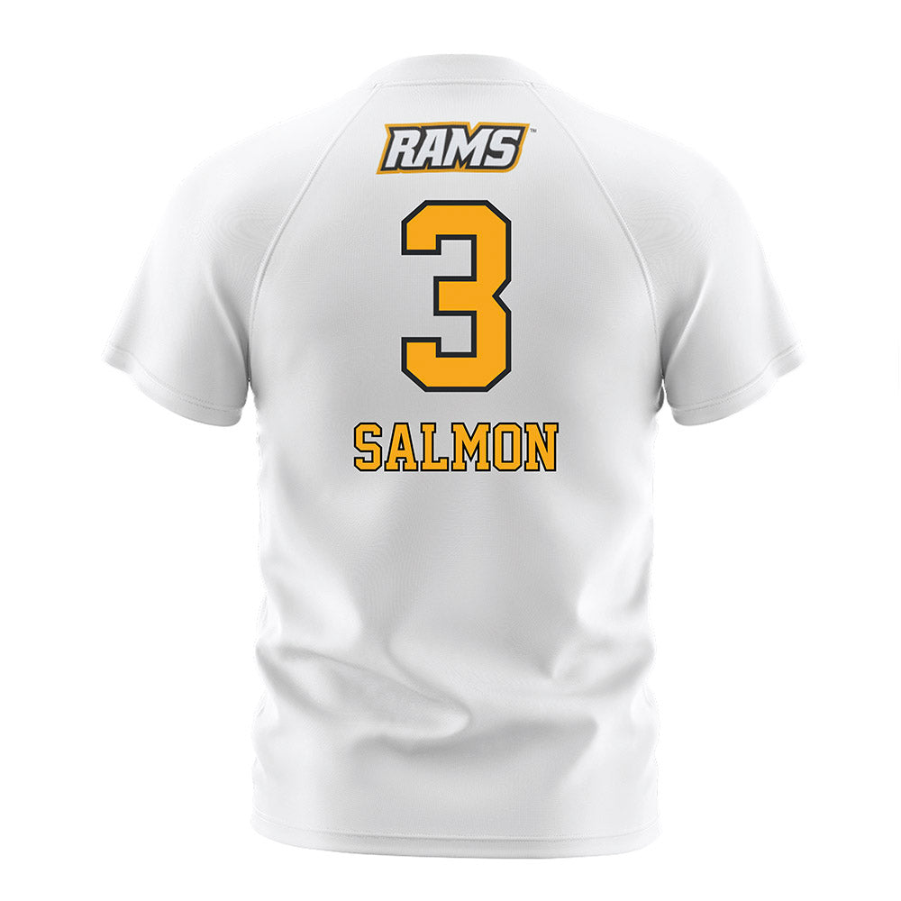 VCU - NCAA Men's Soccer : Pedro Salmon - White Soccer Jersey-1