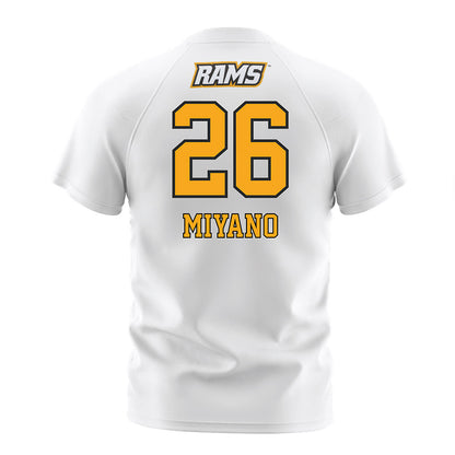 VCU - NCAA Men's Soccer : Hayato Miyano - White Soccer Jersey-1