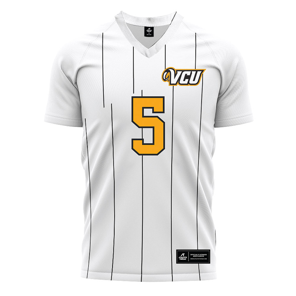VCU - NCAA Men's Soccer : Pedro Salmon - White Soccer Jersey-0