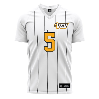 VCU - NCAA Men's Soccer : Pedro Salmon - White Soccer Jersey-0