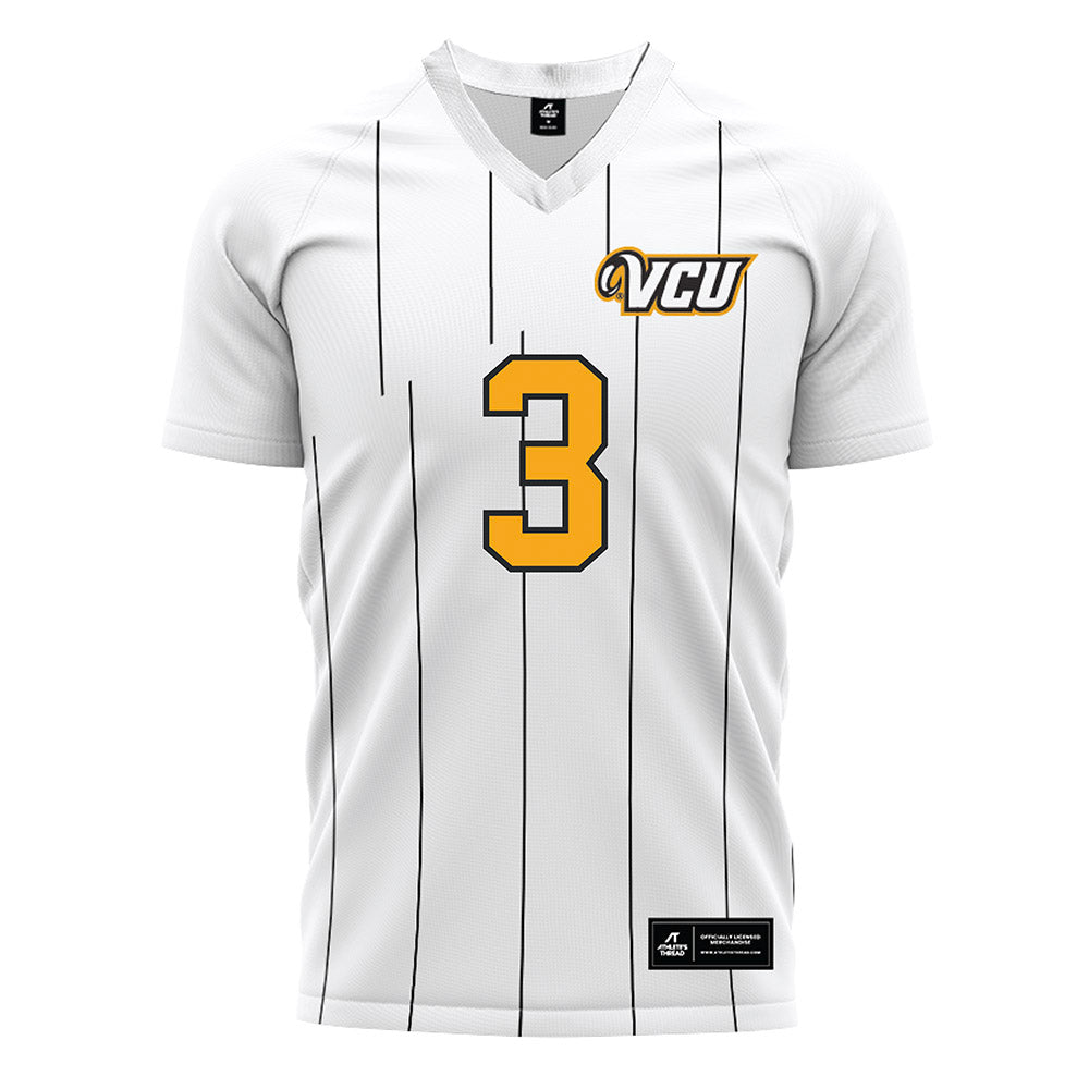VCU - NCAA Men's Soccer : Pedro Salmon - White Soccer Jersey-0