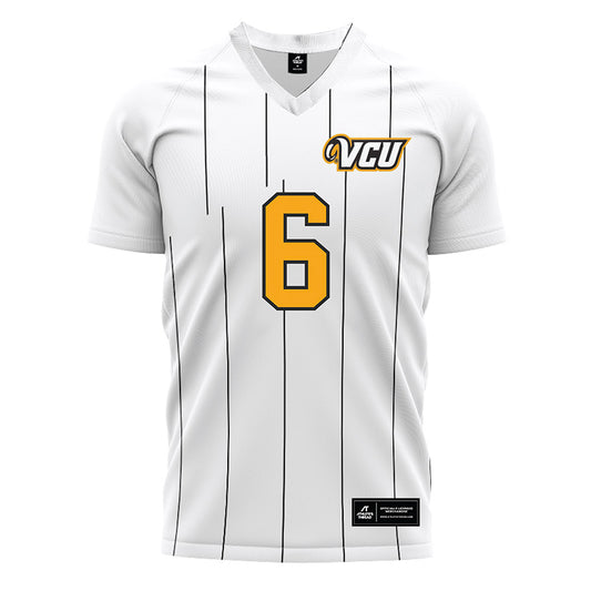 VCU - NCAA Men's Soccer : Jordan Cheetham - White Soccer Jersey-0