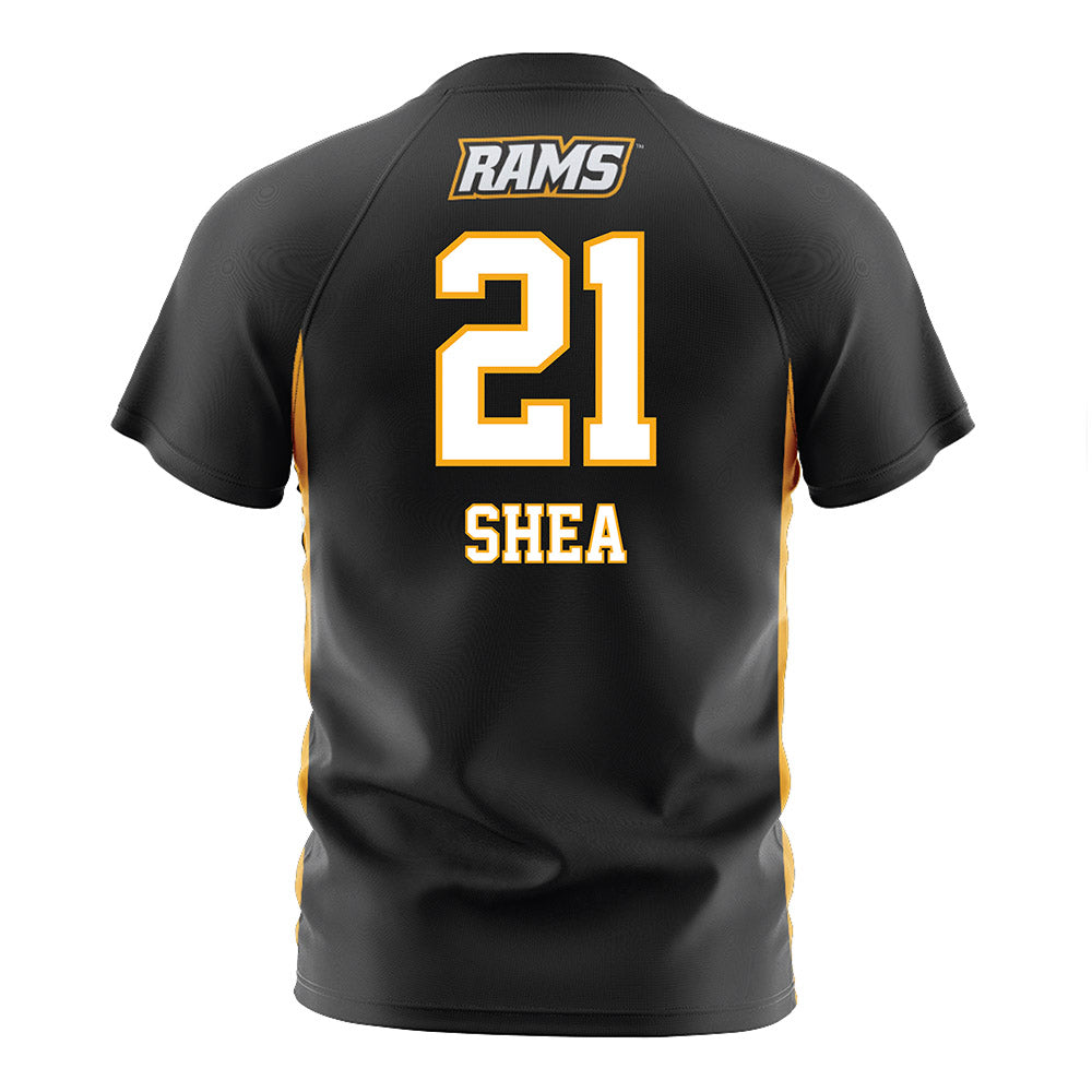 VCU - NCAA Men's Soccer : Emmett Shea - Black Soccer Jersey-1
