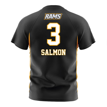 VCU - NCAA Men's Soccer : Pedro Salmon - Black Soccer Jersey-1