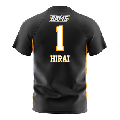 VCU - NCAA Men's Soccer : Ittetsu Hirai - Black Soccer Jersey-1